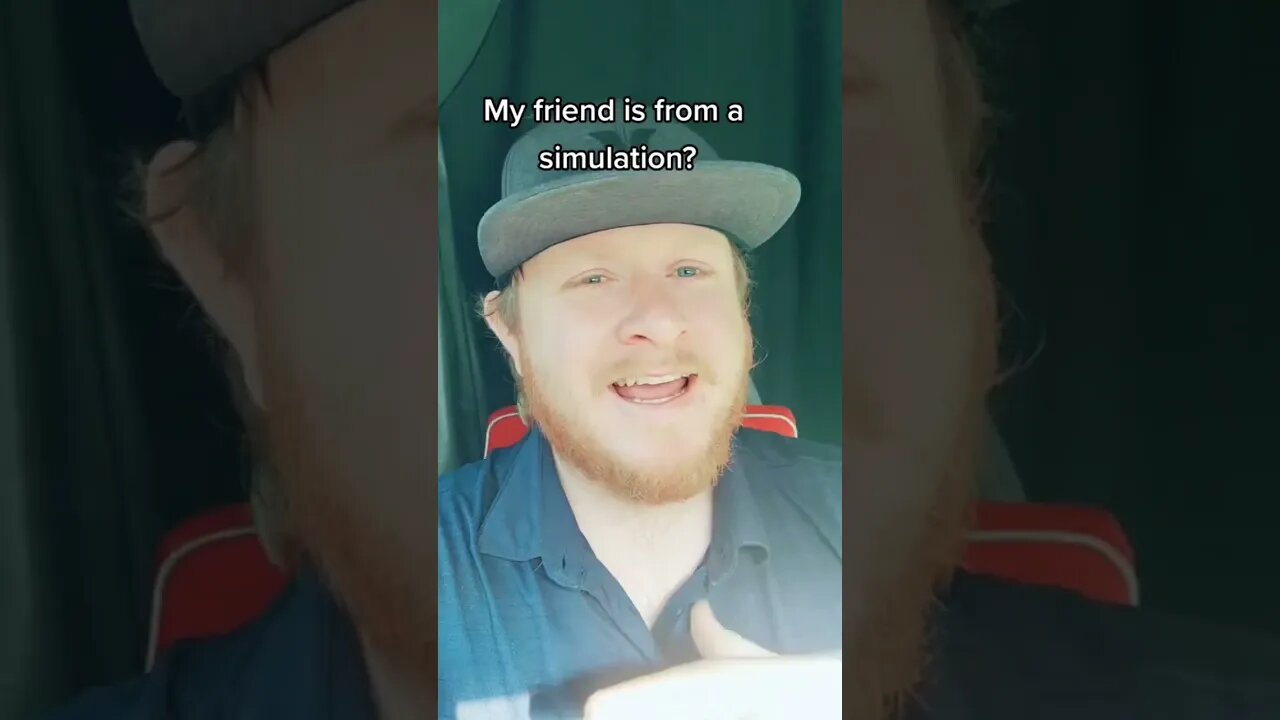 My friend is part of the simulation