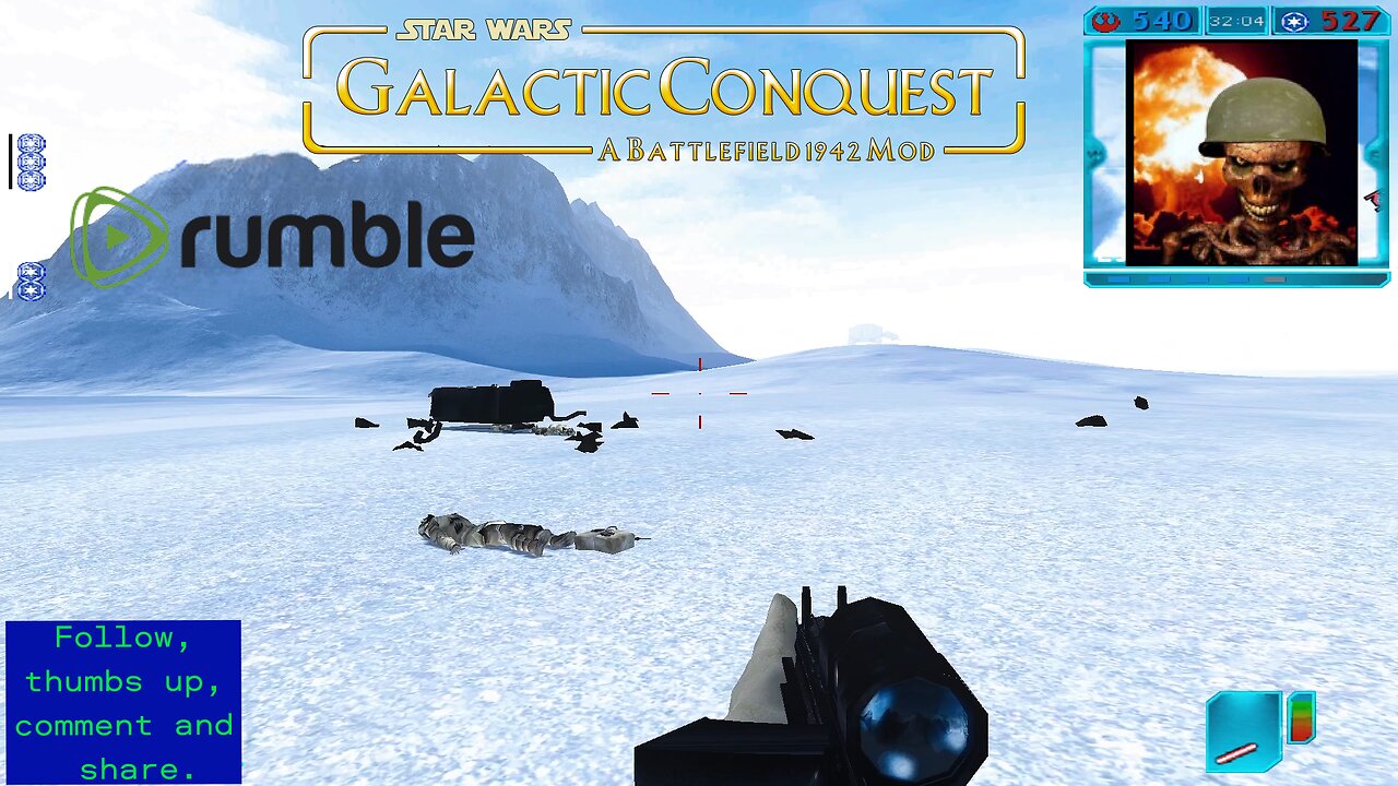 Battlefield 1942/Galactic Conquests: GC Hoth- Battle in the Frozen Mountain Fortress