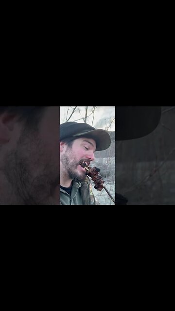 Primitive meat on a stick.