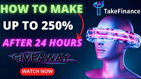 Take Finance | How To Make Up To 250% After 24 Hours | Just Launched 🔥 🔥🔥