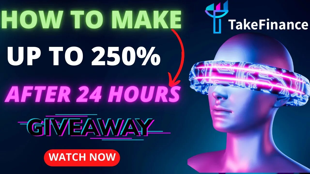 Take Finance | How To Make Up To 250% After 24 Hours | Just Launched 🔥 🔥🔥