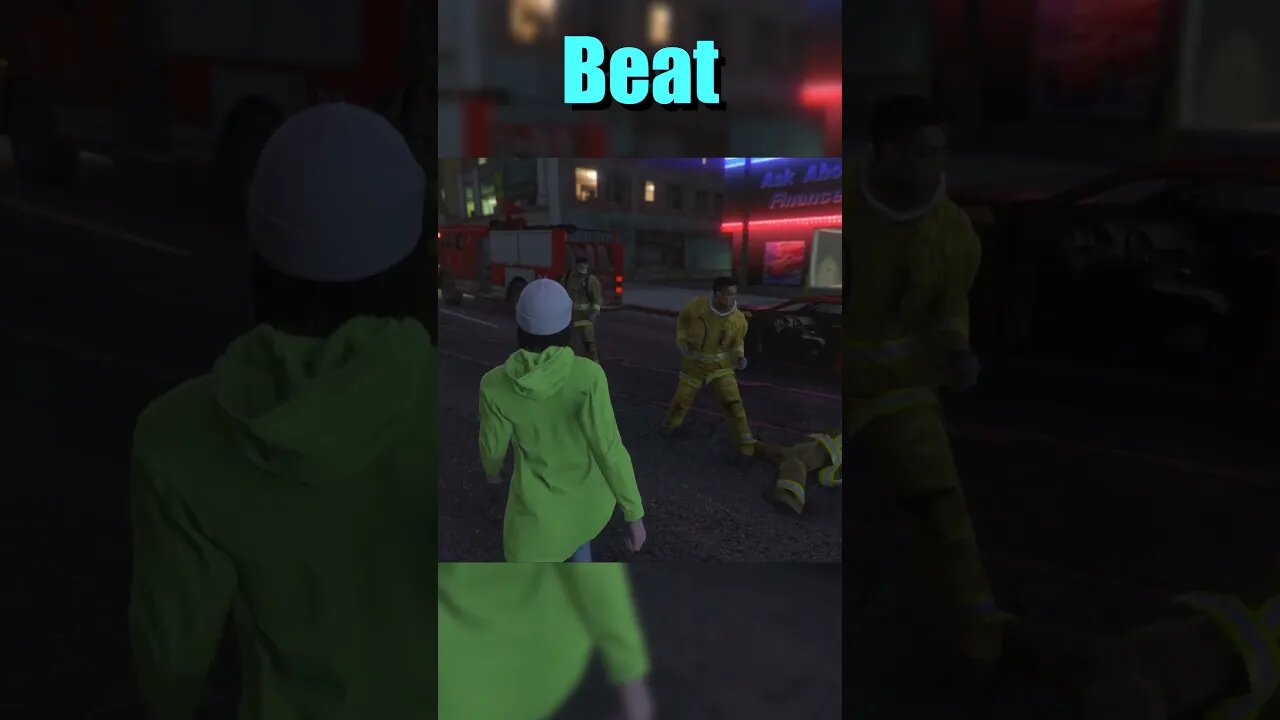 Funny Firefighter Fight | GTA Online