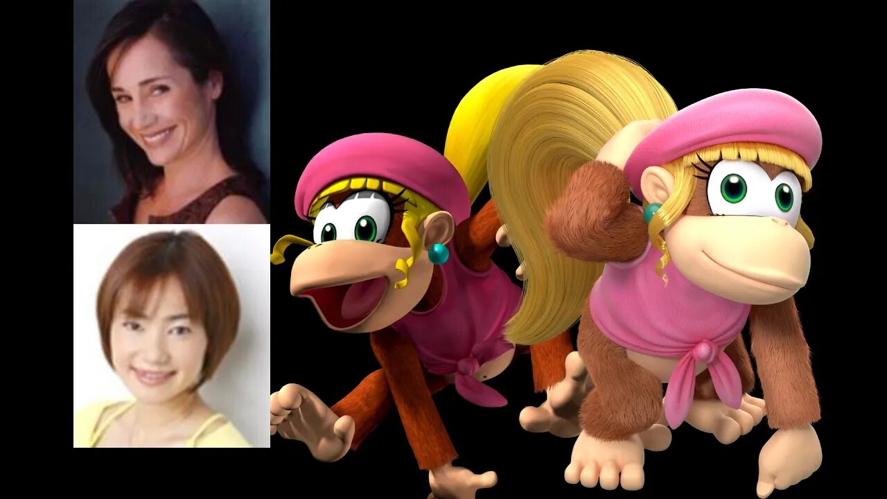 Video Game Voice Comparison- Dixie Kong (Donkey Kong)