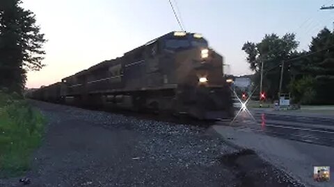 Four CSX Trains from Lodi, Ohio July 27, 2024 Part 2