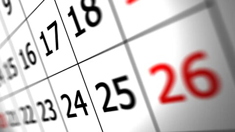 red color marked december 25 date in the calendar merry christmas conceptshallow de SBV 338965446 HD