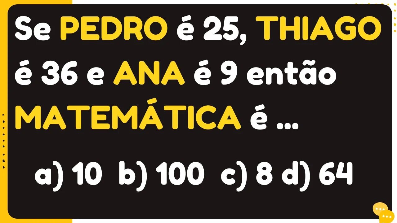 RESOLVA ESSE PROBLEMA DE RACIOCÍNIO LÓGICO MATEMÁTICO