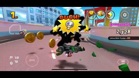 Mario Kart Tour - Tokyo Blur 3T Gameplay