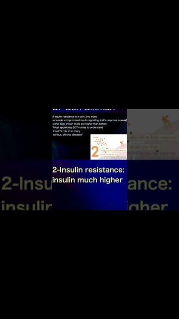 Dr Ben Bikman: Insulin resistance includes: 1. insulin not effective; 2. insulin too high #shorts
