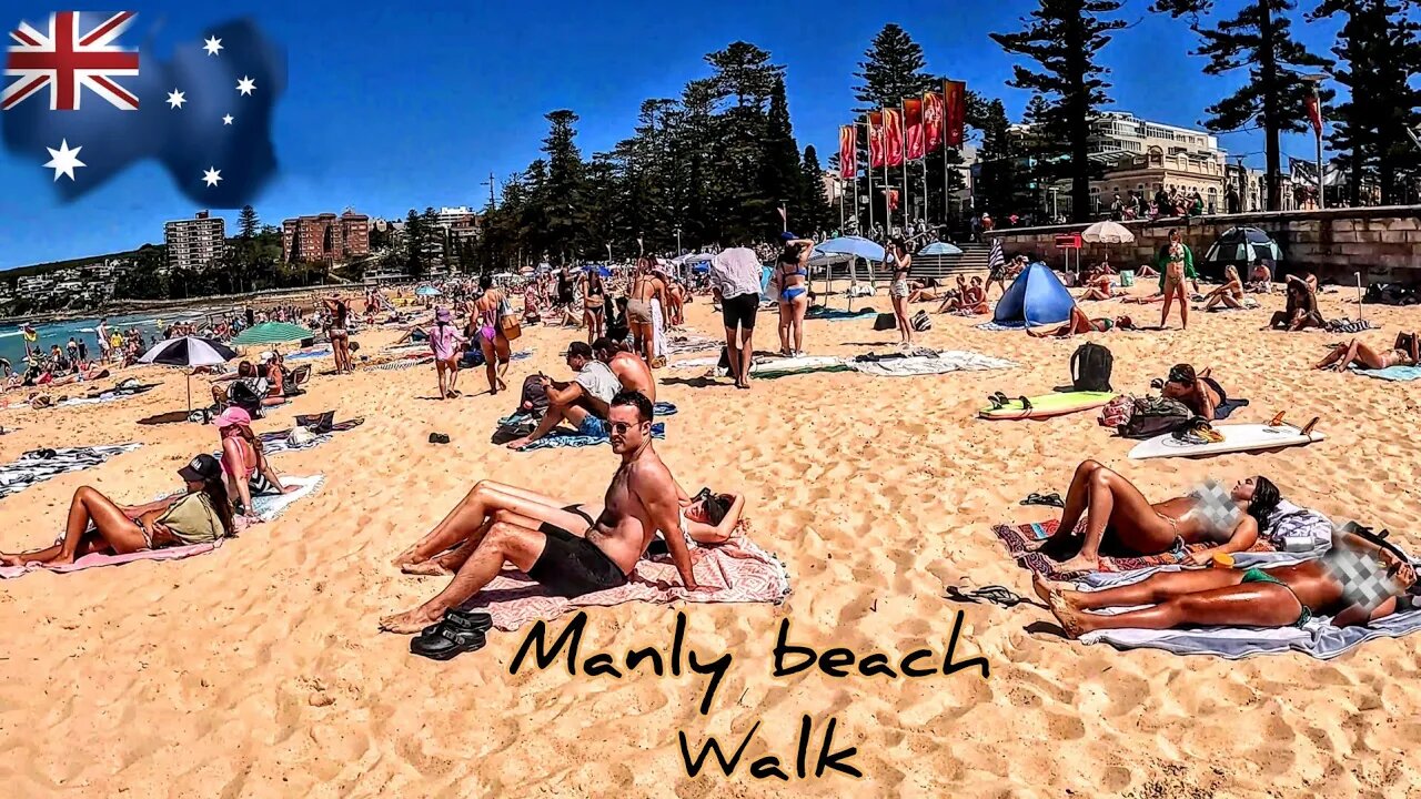 4k Manly, Sydney Australia's best beach, Walk 2023!!