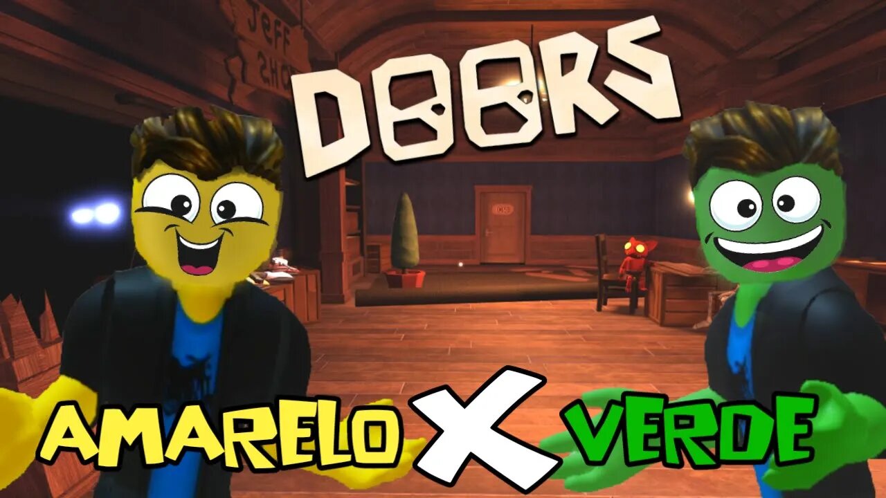 ROBLOX DOORS AMARELO X VERDE