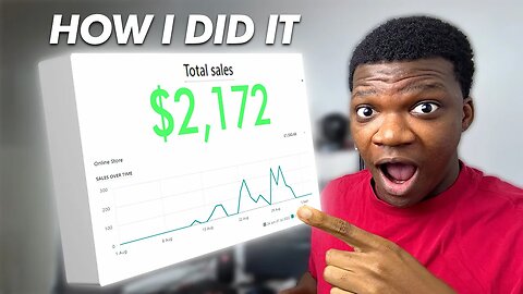 Beginner Dropshipper Makes His First $2000