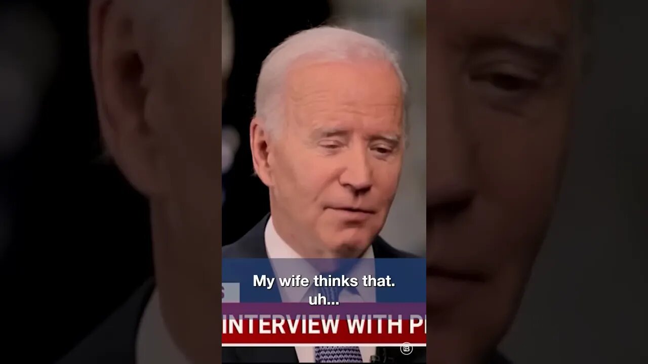 Did Biden Just Fall Asleep During This Interview??? #Shorts