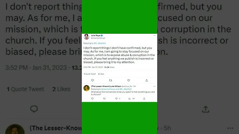 What's going on with Julie Roys?