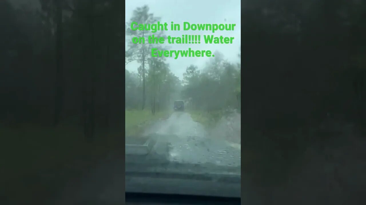 Off-Roading Through a Thunderstorm: What Happened Next? #shorts #offroad #rain