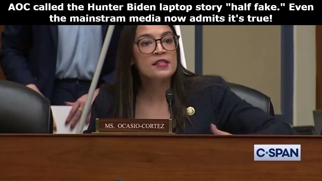 Alexandria Ocasio-Cortez doesn't know about laptop