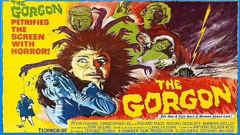 THE GORGON 1964 The Atmospheric Hammer Classic - Cushing & Lee vs Medusa FULL MOVIE HD & W/S