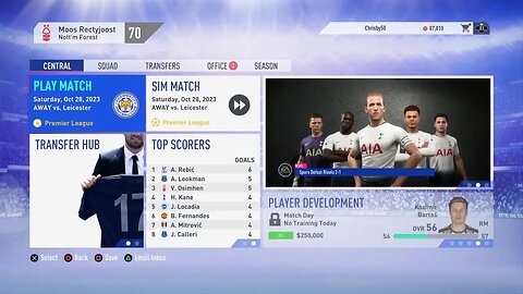 Nottingham Forest S:6 2023-2024 Carabao Cup Round Of 16 VS Norwich