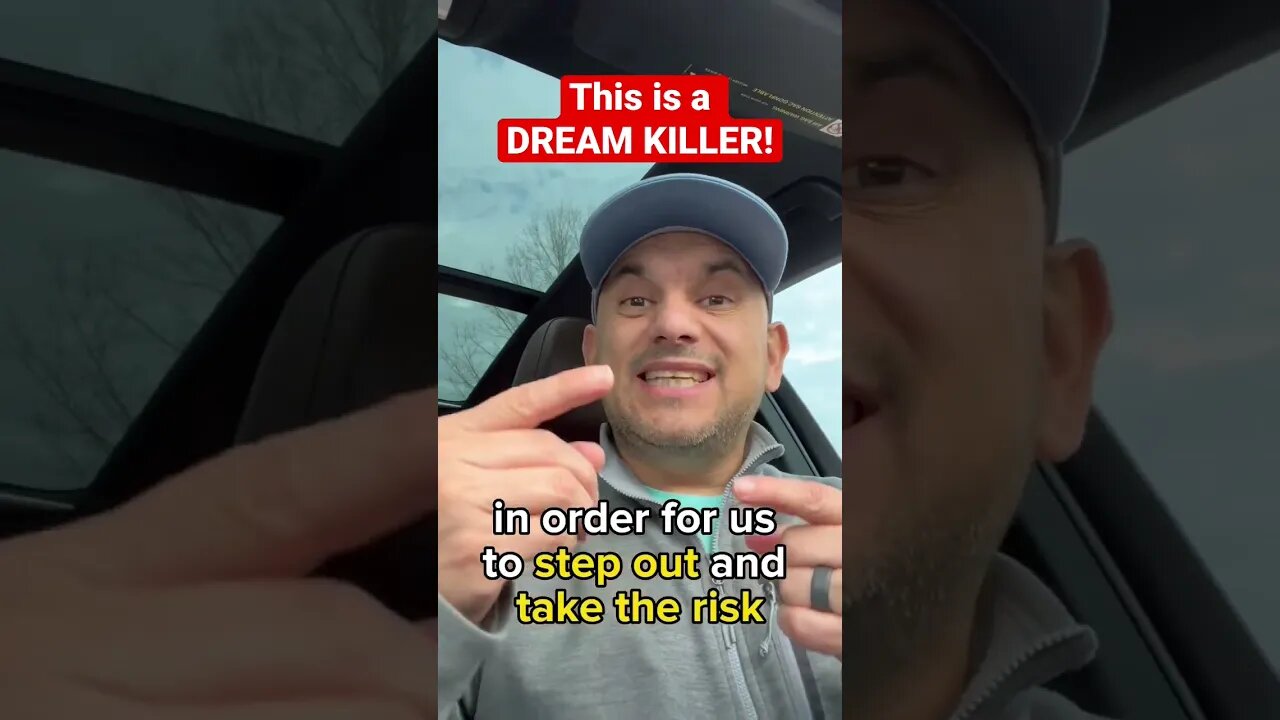 BEWARE of this DREAM KILLER! #christianmotivation #shorts #takeaction