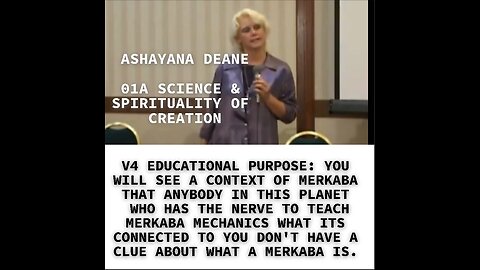 V4 EDUCATIONAL PURPOSE: YOU WILL SEE A CONTEXT OF MERKABA THAT ANYBODY IN THIS PLANET WHO HAS THE NE