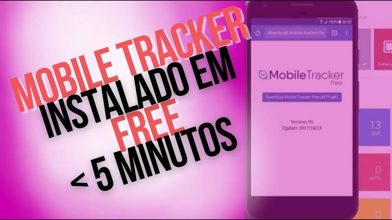 Móbile Tracker Free -Sim é possível, menos de 5 minutos você instala no celular. #rastrearcelular