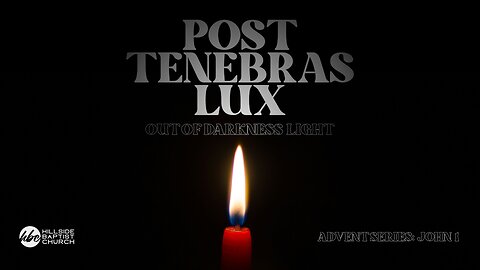 Light in the Beginning (John 1:1-5) // Advent 2024