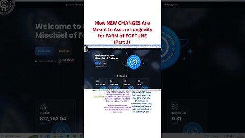 How NEW CHANGES Are Meant to Assure Longevity for FARM of FORTUNE(Part 1) #defi #fortunehunters #bnb