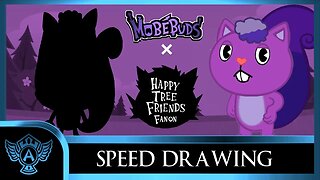 Speed Drawing: Happy Tree Friends Fanon - Pato | Mobebuds Style