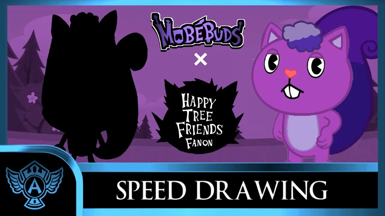 Speed Drawing: Happy Tree Friends Fanon - Pato | Mobebuds Style
