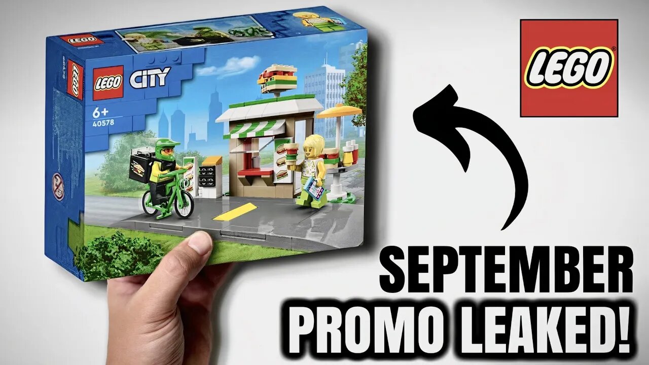 NEW LEGO September Promo LEAKS! LEGO City 40578 Sandwich Shop