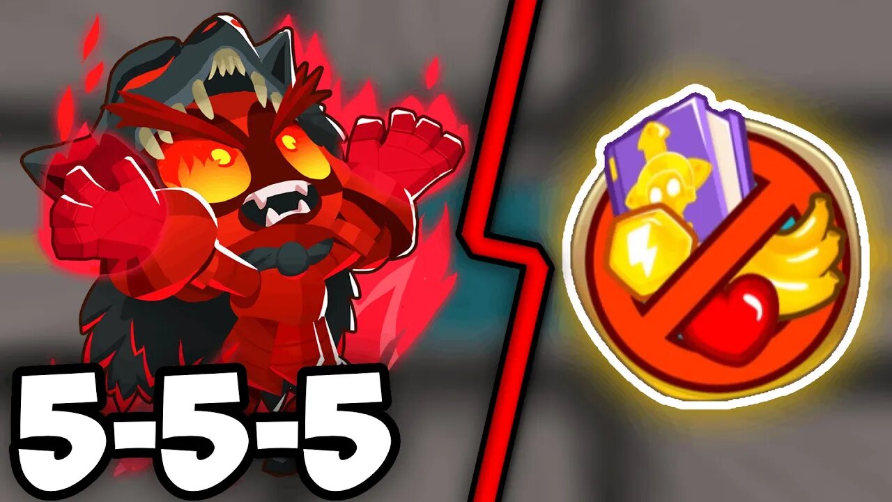 Can A 5-5-5 Druid Beat CHIMPS in BTD6?