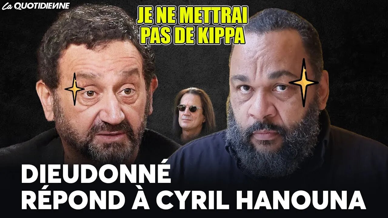 DIEUDO REPOND à CYRIL HANOUNA, pour le spectacle "lacageauxfous" avec francis lalanne #tpmp #hanouna