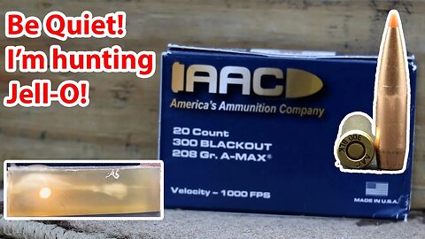 300 Blackout, 208gr A-AMAX, Subsonic America's Ammunition Company