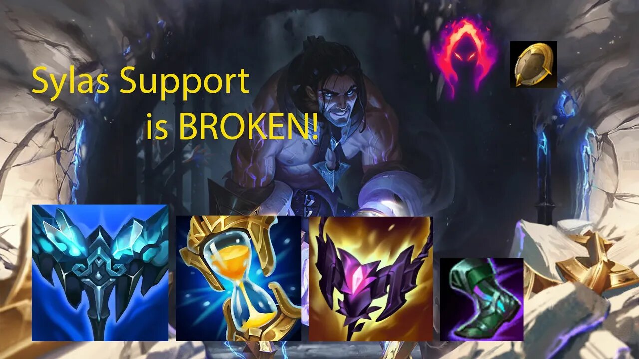 Sylas Support but I AM THE CARRY?!?! (Broken) League of Legends