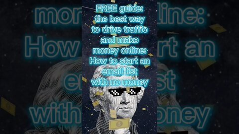 Free guide on the best way to make money online: how to start a free #emaillist #howtomakemoney