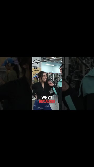 Asking gym members this question… #shorts #fitgirl #gymgirl