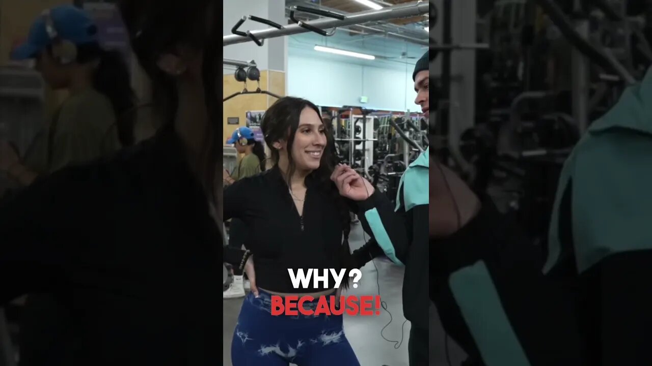 Asking gym members this question… #shorts #fitgirl #gymgirl