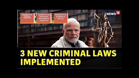 Prime Minister Modi, Home Minister Amit Shah Attend Event Over Implementation Of 3 New Criminal Laws