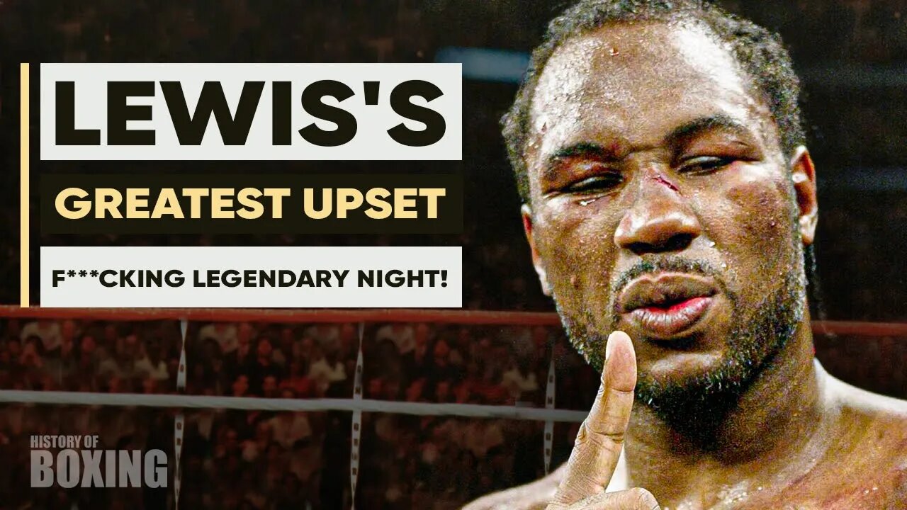 The Fight That Became a NIGHTMARE in Lennox Lewis's career!