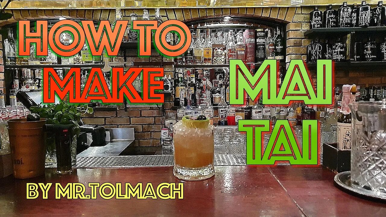 How to make MAI TAI by Mr.Tolmach