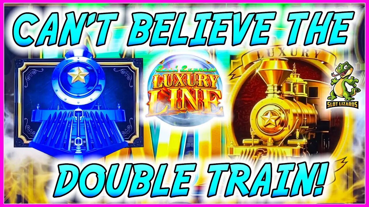 NEVER GIVE UP HOPE!!! DOUBLE TRAIN BIG WIN BONUS! Luxury Line Cash Express 50 Lions Slot