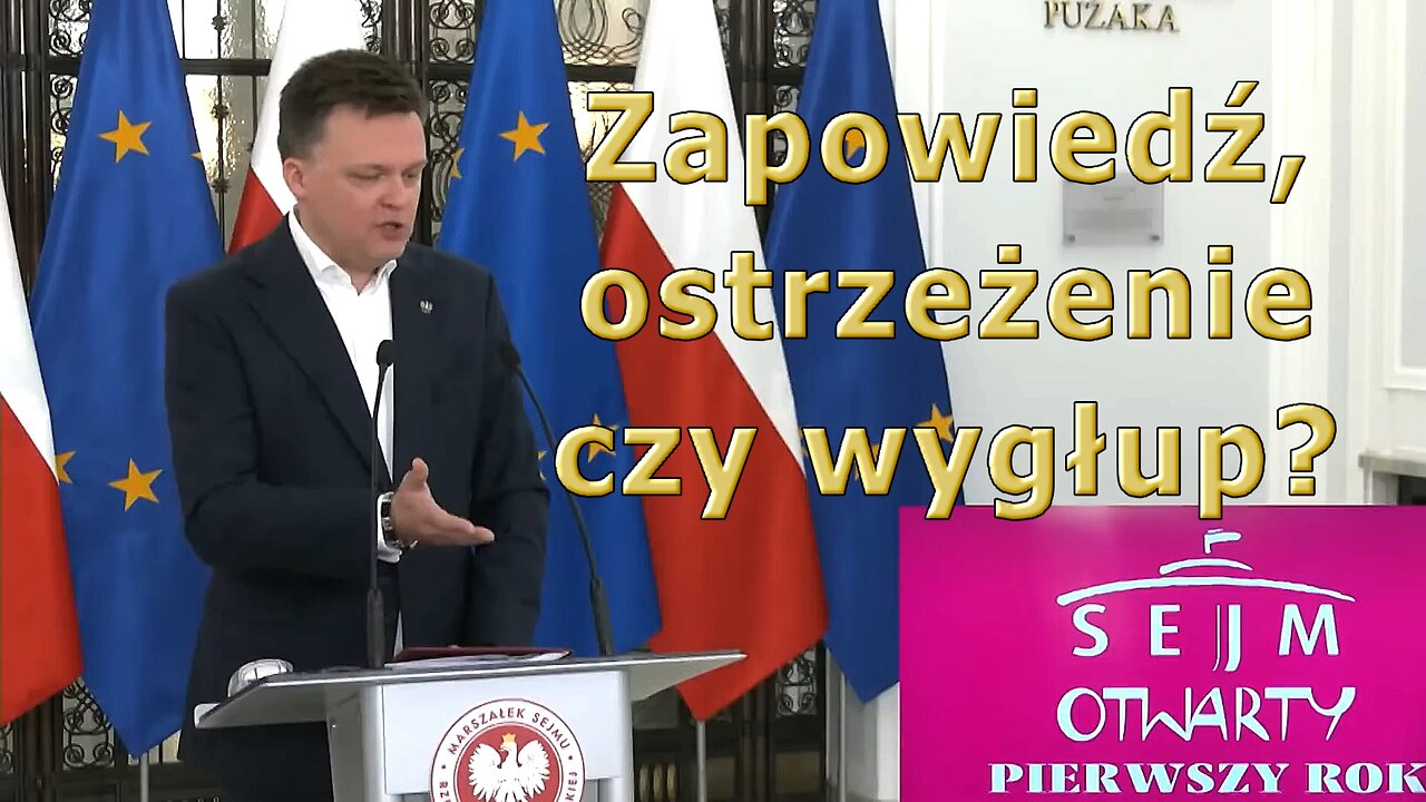 Zapowiedź, ostrzeżenie czy wygłup?(Napisy PL)