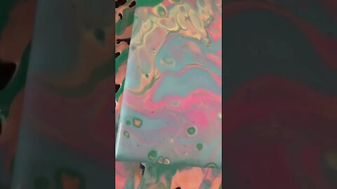 #redo with Arteza pearl metallic paints #fluidart