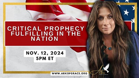 Prophet Amanda Grace - Critical Prophecy Fulfilling in the Nation - Captions