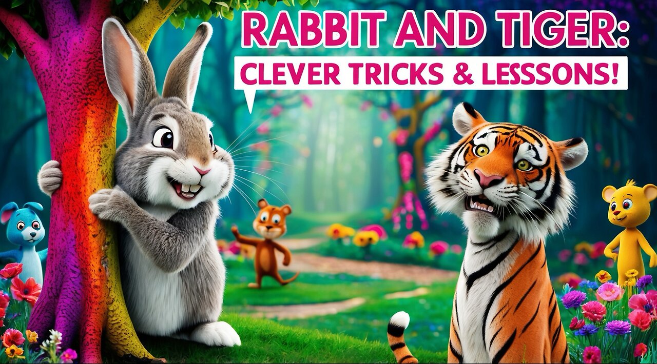 Clever Rabbit and Tiger Tales: Humorous Animal Fables with Valuable Lessons