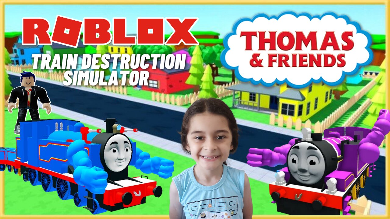 JOGANDO ROBLOX / THOMAS AND FRIENDS TRAIN DESTRUCTION SIMULATOR