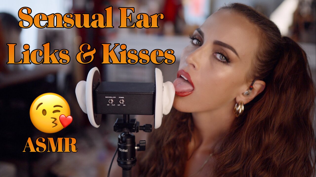 ASMR Gina Carla 💋 Sensual Ear Kisses and Licks for Sleep 💤