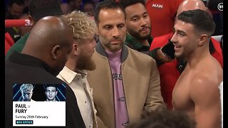 Jake Paul and Tommy Fury First Face-Off