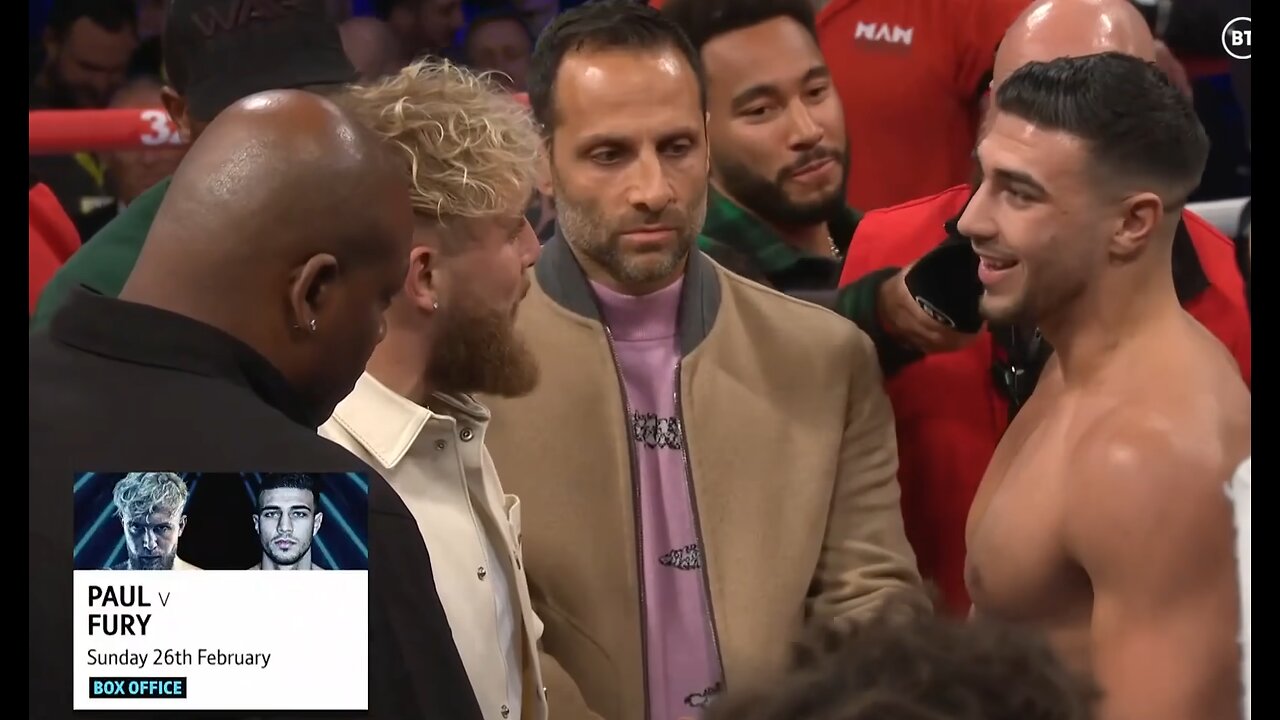 Jake Paul and Tommy Fury First Face-Off