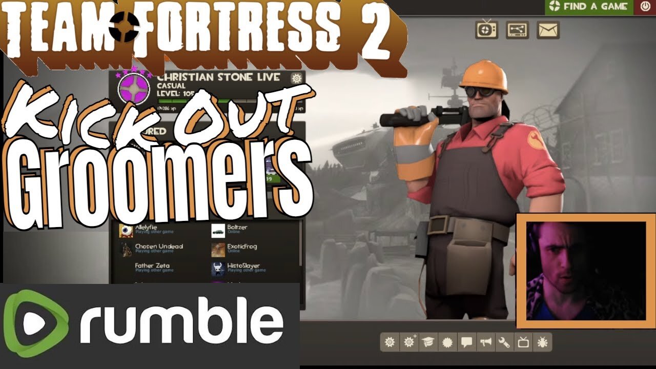 TF2 "FREE DONALD TRUMP" Christian Stone LIVE / Team Fortress 2