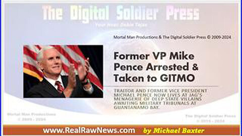 Former Vp Mike Pence Arrested And Taken To Gitmo - Dec 3.